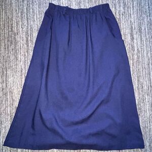Take 1 Women’s‎ Size XS Vintage Midi Skirt Blue A Line Retro 80s 90s Style